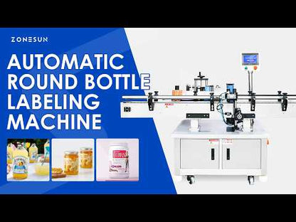 ZONESUN ZS-TB260R Automatic Round Bottles Positioning Labeling Machine