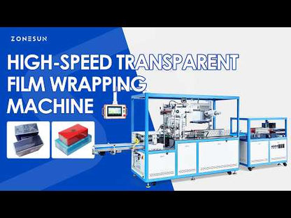 ZS-MSFM730 High-Speed Automatic Transparent Film Overwrapping Machine for Boxes