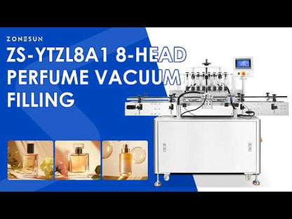 ZONESUN ZS-YTZL8A1 Automatic 8-Head Vacuum Constant-Level Liquid Filling Machine