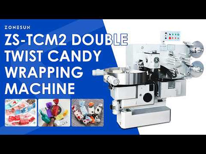 ZONESUN ZS-TCM2 Double Twist Candy Wrapping Machine