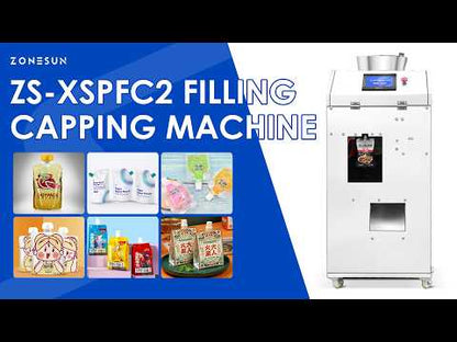 ZONESUN ZS-XSPFC2 Squeeze Spout Pouch Filling and Capping Monoblock