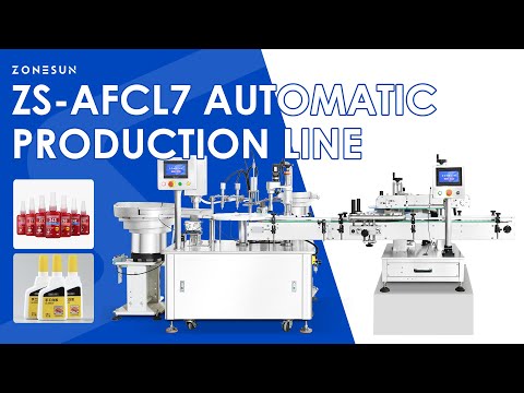 ZONESUN ZS-AFCL7 Automatic Squeeze Glue Bottle Packaging Production Line