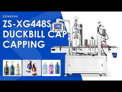 ZONESUN ZS-XG448S High Speed Duckbill Pump Spray Cap Capping Machine