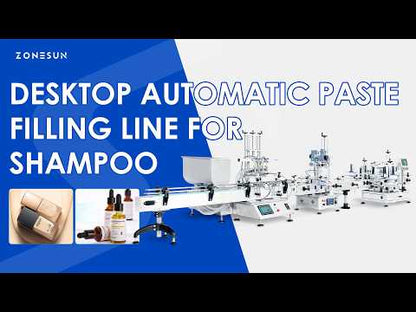 ZONESUN ZS-FAL180D8 Shower Gel & Hand Sanitizer Filling Capping Labeling Production Line | 20–30 BPM