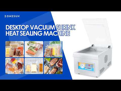 ZONESUN ZS-DZ260 Table-style Vacuum Packing Machine Stainless Steel Body Vacuum Sealing Machine For Food Vegetable