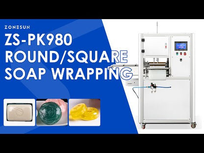 ZONESUN ZS-PK980 Automatic Round Square Film Wrapping Machine