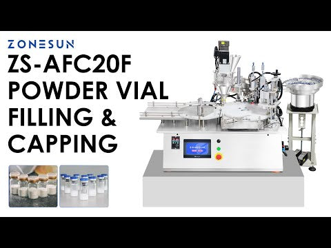 High Speed Powder Vial Filling Capping Machine