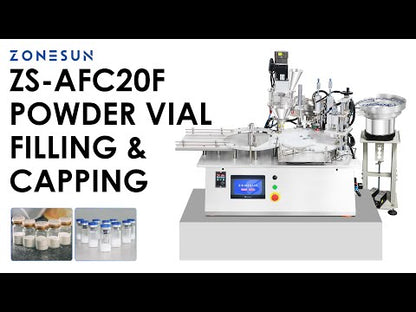 High Speed Powder Vial Filling Capping Machine