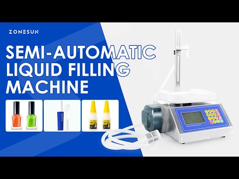 ZONESUN ZS-M100 Semi-Automatic Weighing Liquid Filling Machine