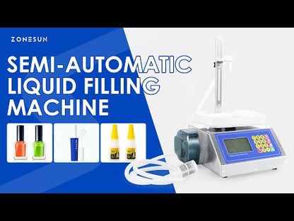 ZONESUN ZS-M100 Semi-Automatic Weighing Liquid Filling Machine