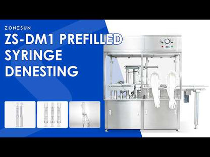 ZONESUN ZS-DM1 Automatic Prefilled Syringe Denesting Machine for Syringe Filling Lines
