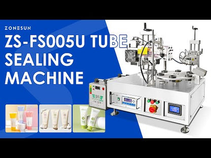 ZONESUN ZS-FS005U Semi-Automatic Ultrasonic Tube Sealing Machine For Toothpaste & Cosmetic