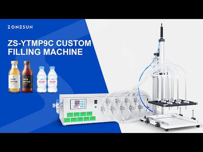 ZONESUN ZS-MP5500D 6 Diving Nozzles Magnetic Pump Liquid Filling Machine