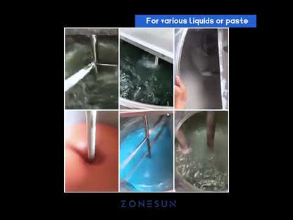 ZONESUN ZS-MB300L3 Vacuum Mixing Tank System with Heating, Cooling and Deaeration for High Viscosity Products, Cosmetics Processing