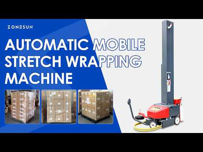 ZONESUN ZS-YPWM1 Automatic Mobile Pallet Wrapping Robot Film Stretch Wrapper