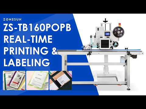 Automatic QR Code Print and Apply Machine