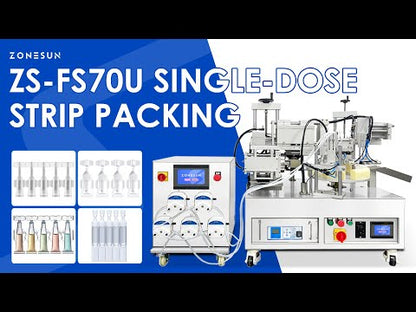 ZONESUN ZS-FS70U Single-dose Stick Vial Filling Sealing Machine