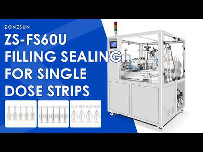 Strip tube filling machine