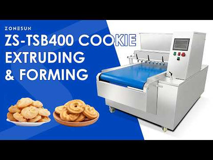 ZONESUN ZS-TSB400 Automatic Cookie Extruding & Biscuit Forming Machine