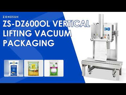 ZONESUN ZS-DZ600OL Large Bag Vacuum Sealer Machine for Bulk Products