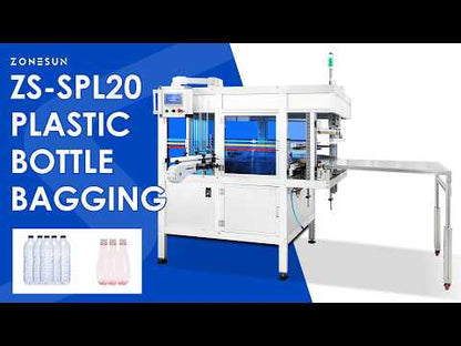 ZONESUN ZS-SPL20 Automatic Plastic Bottle Bagging Machine Plastic Container Packaging Machine