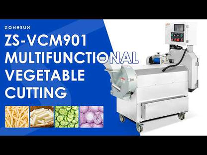 ZONESUN ZS-VCM901 Food Grade Vegetable Cutter Food Slicing Machine