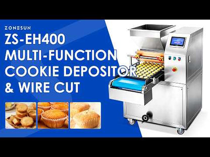 ZONESUN ZS-EH400 Automatic Cookie Making Machine with Depositing & Forming Functions