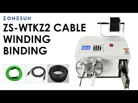 Automatic Cable Winding and Binding Machine