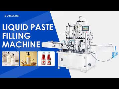 ZONESUN ZS-SVYT4D Dual System Liquid & Paste Filling Machine