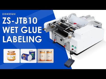 ZONESUN ZS-JTB10 Wet Glue Labeling Machine