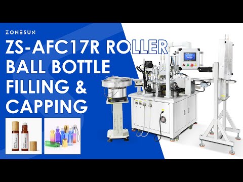 Roller Bottle Deodorant Filling Capping Machine