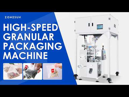 ZONESUN ZS-SJB90 VFFS Pyramid Tea Bag Pouch Making Machine