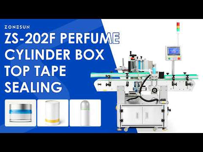 ZONESUN ZS-202F Perfume Tube Box Tape Wrapping and Sealing Machine