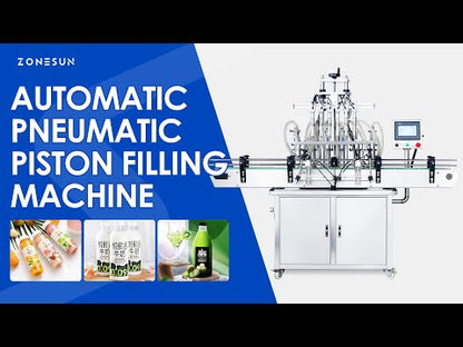 ZONESUN ZS-YT6T-6Y Automatic Pneumatic Liquid Filling Machine