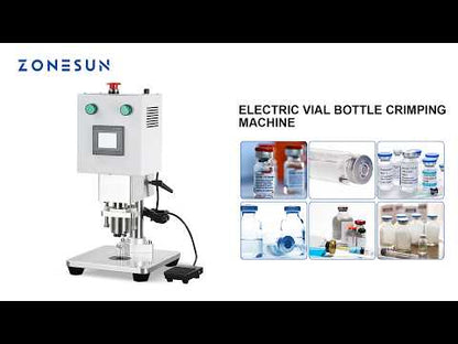 ZONESUN ZS-YG80D Manual Electric Penicillin Bottle Capping Machine