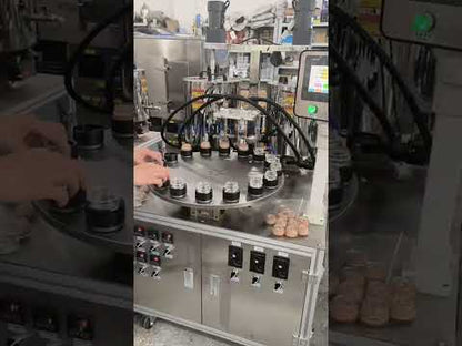 Lipstick Spiral Double Color Filling Machine 