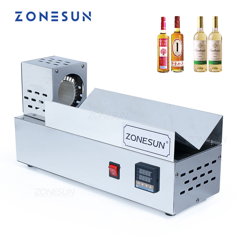 ZONESUN ZS-SX830 70-80mm Wine Bottle Cap Heat Shrinking Machine  ZONESUNPRO