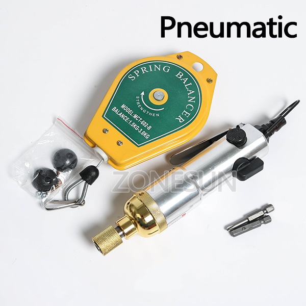 ZONESUN Electric Pneumatic Manual Capping Machine And Accessories  ZONESUNPRO